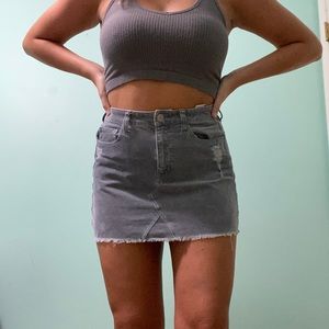 Vintage High waisted Corduroy Skirt